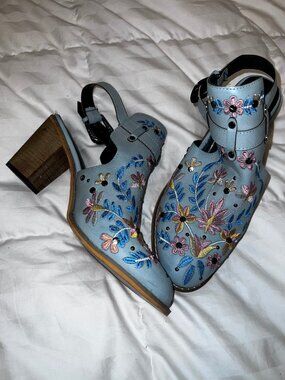 Brand New Embroidered Shoes